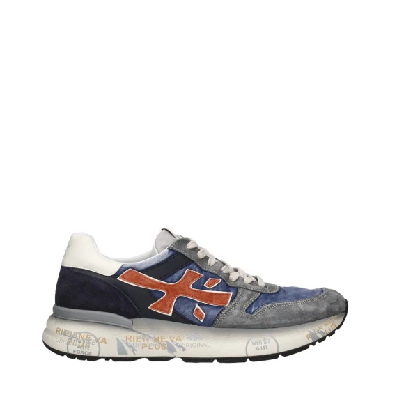 Sneakers Premiata MICK in tessuto blu