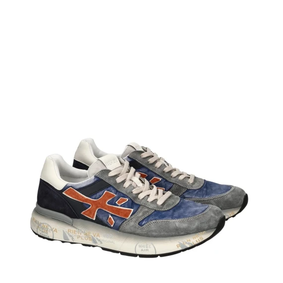Sneakers Premiata MICK in tessuto blu
