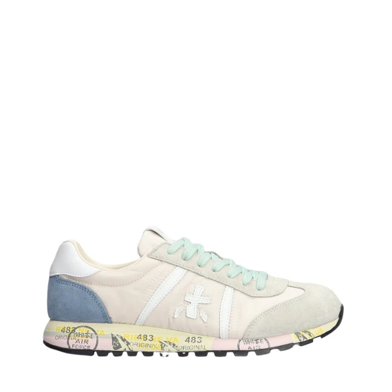 Sneakers Premiata LUCY in camoscio grigio
