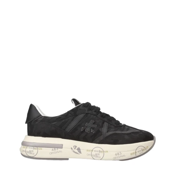 Sneakers Premiata CASSIE in tessuto nero