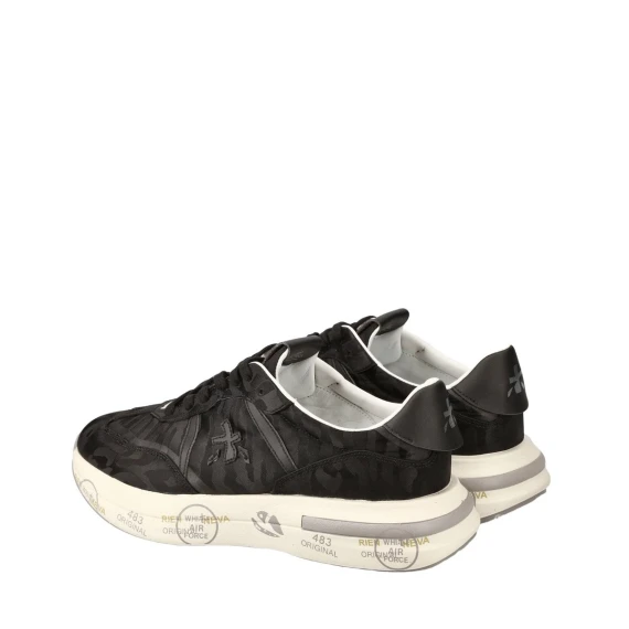 Sneakers Premiata CASSIE in tessuto nero