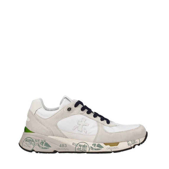 Sneakers Premiata MASE in camoscio bianco