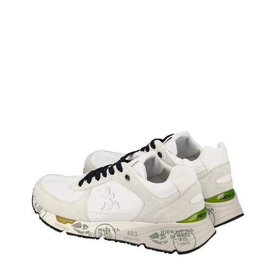 Sneakers Premiata MASE in camoscio bianco