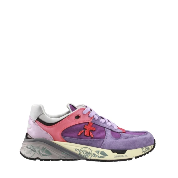 Sneakers Premiata MASED in camoscio viola