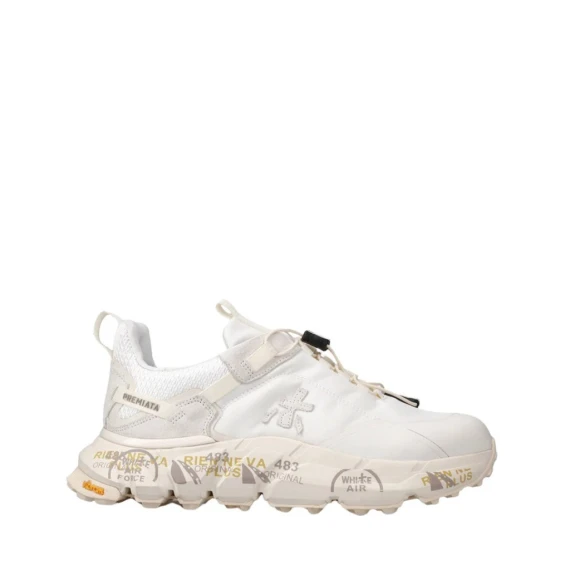 Sneakers Premiata CROSSD 376 in tessuto bianco