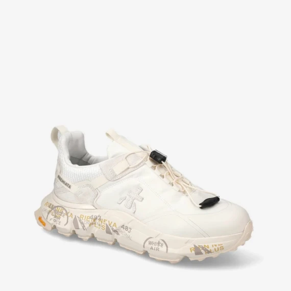 Sneakers Premiata CROSSD 376 in tessuto bianco