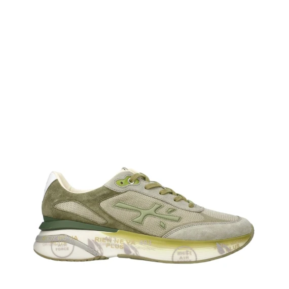 Sneakers Premiata MOERUN in camoscio grigio
