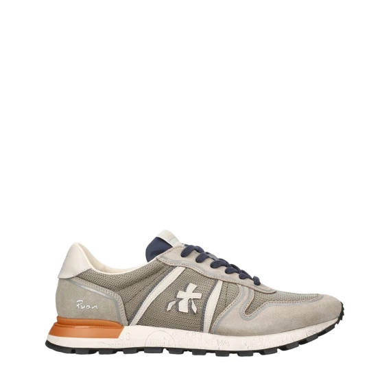 Sneakers Premiata RYAN in camoscio grigio