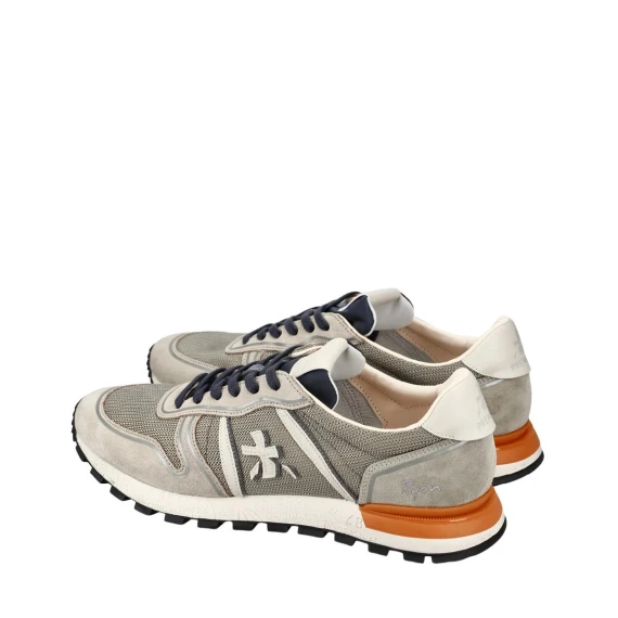 Sneakers Premiata RYAN in camoscio grigio
