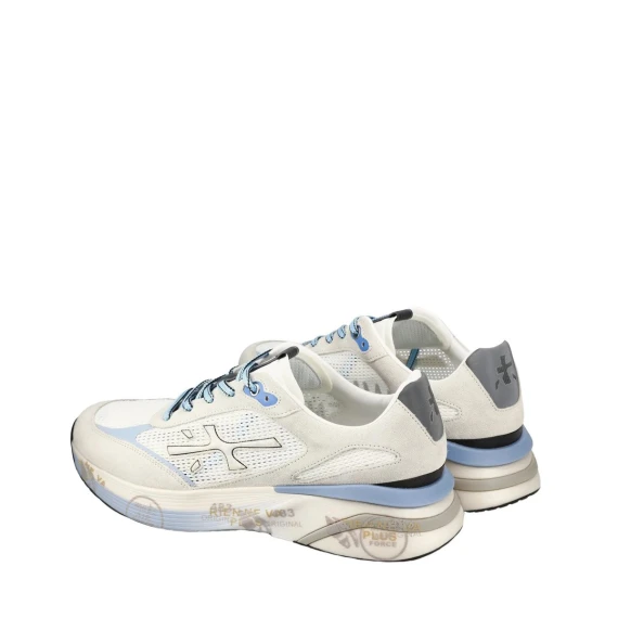 Sneakers Premiata MOERUN in camoscio grigio