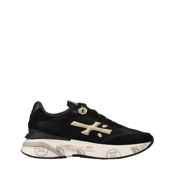 Sneakers Premiata MOERUND in camoscio nero
