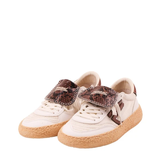 Sneakers Puraai PU405T in ecopelle bianco