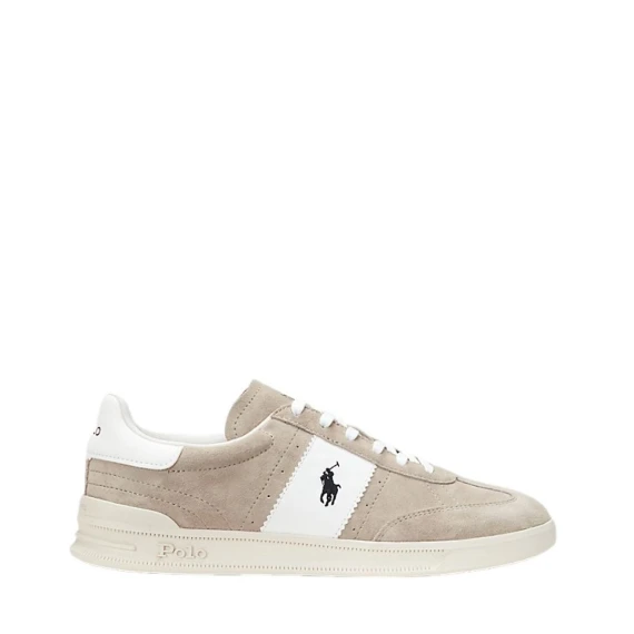 Sneakers Ralph Lauren LOW TOP in camoscio grigio