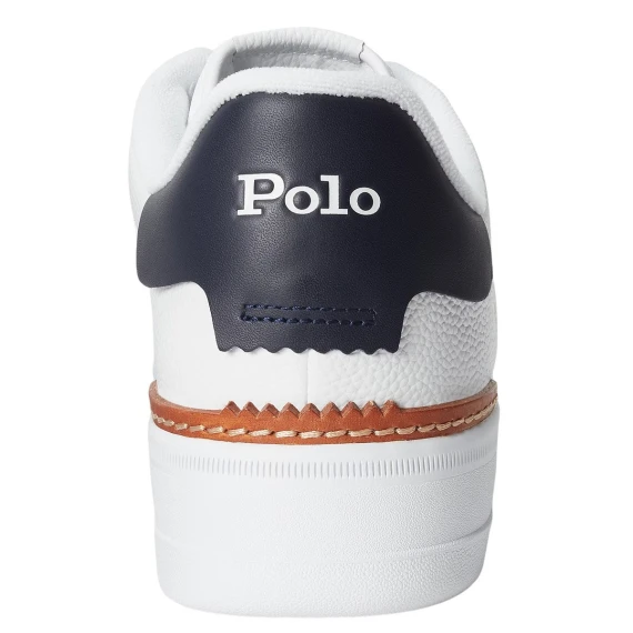 Sneakers Ralph Lauren LOW TOP  in pelle bianco