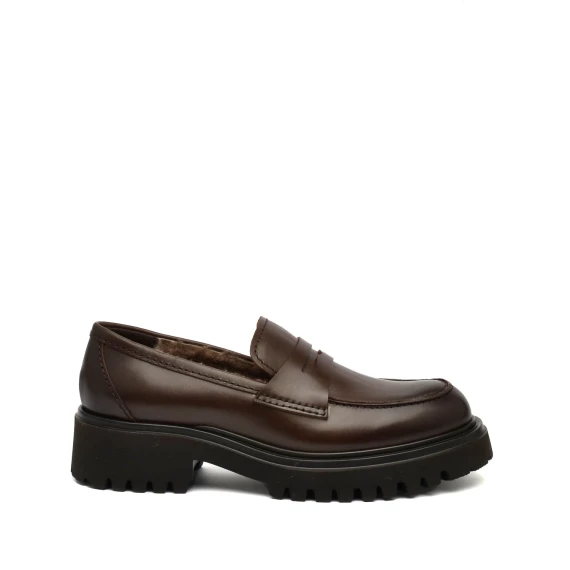 Mocassino Rotta 2423 in pelle marrone