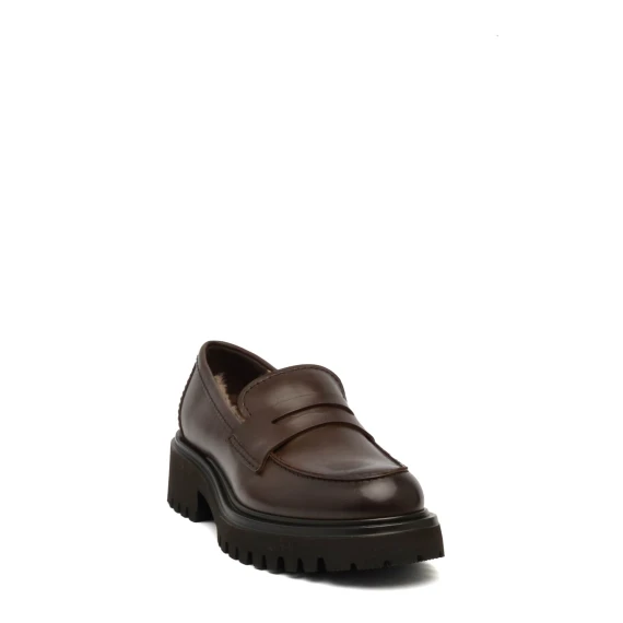Mocassino Rotta 2423 in pelle marrone