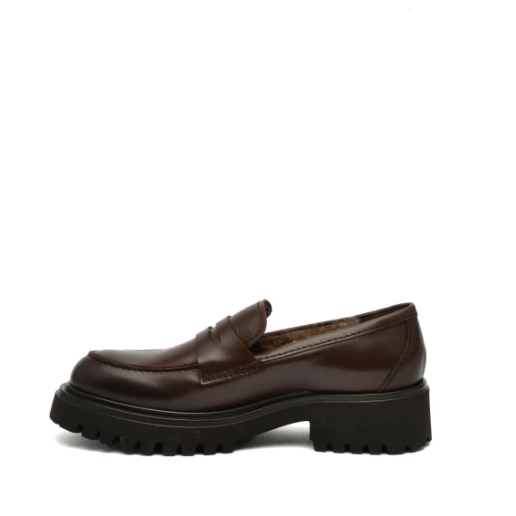 Mocassino Rotta 2423 in pelle marrone