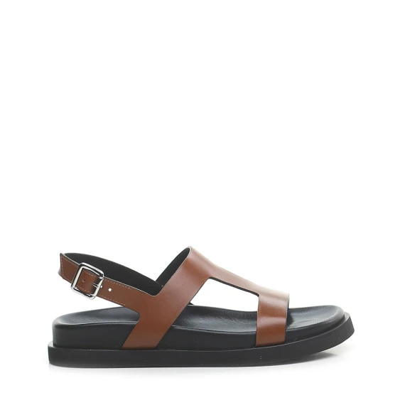 Sandalo Guglielmo Rotta THEA in pelle marrone