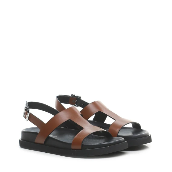 Sandalo Guglielmo Rotta THEA in pelle marrone