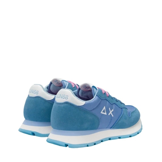 Sneakers Sun68 Z35201 in camoscio avio