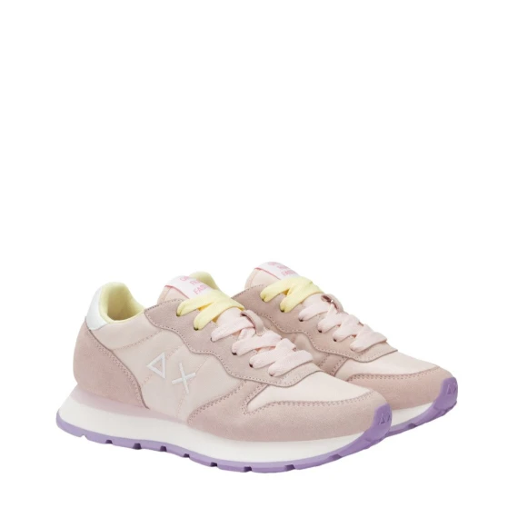 Sneakers Sun68 Z35201 in camoscio rosa
