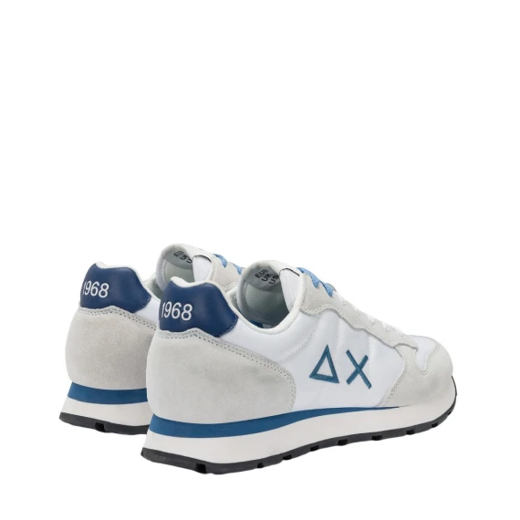 Sneakers Sun68 Z35101 in camoscio bianco
