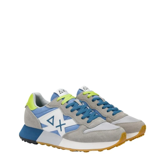 Sneakers Sun68 Z35112 in camoscio grigio