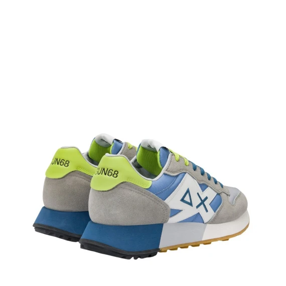 Sneakers Sun68 Z35112 in camoscio grigio