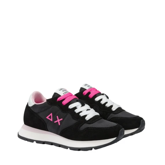 Sneakers Sun68 Z35201 in camoscio nero