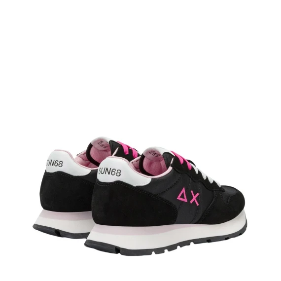 Sneakers Sun68 Z35201 in camoscio nero