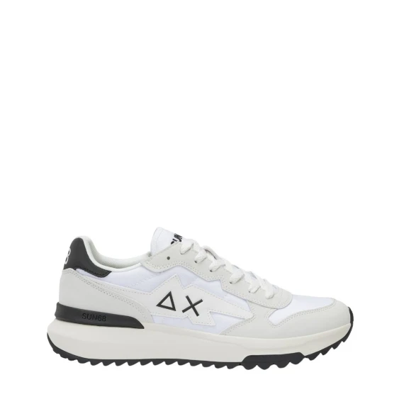 Sneakers Sun68 Z35120 in pelle bianco