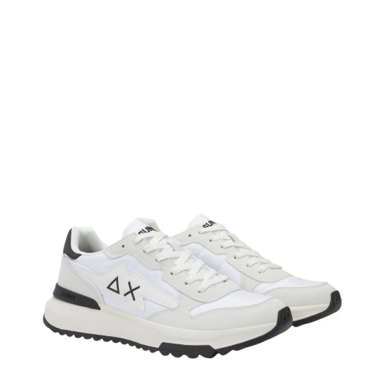 Sneakers Sun68 Z35120 in pelle bianco