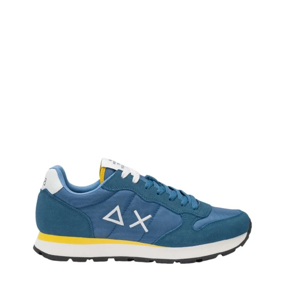 Sneakers Sun68 Z35101 in camoscio avio