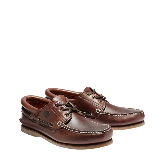 Mocassino da barca Timberland 176015 in pelle marrone