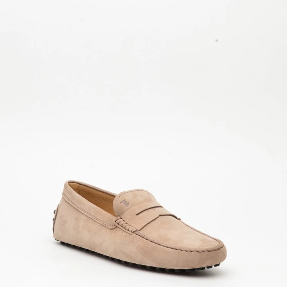 Mocassino Gommino Tod's in nabuk beige