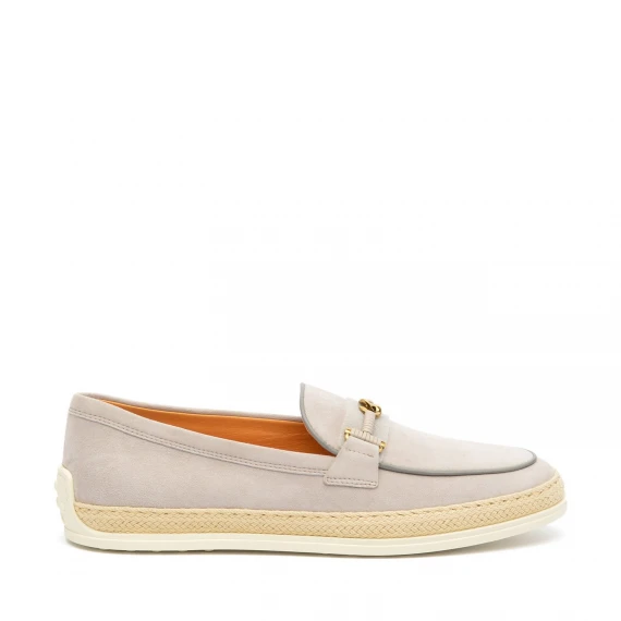 Mocassino Tod's  in camoscio grigio