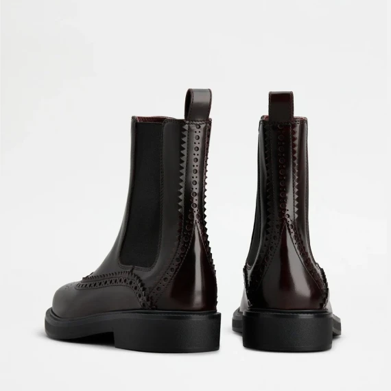 StivalettoTod's in pelle bordeaux
