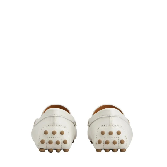 Mocassino gommino Tod's  in pelle bianco