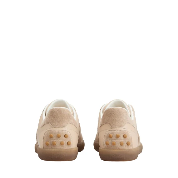 Sneakers Tabs Tod's  in camoscio e pelle cipria