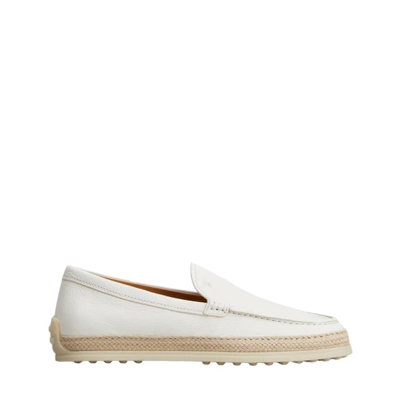 Mocassino pantofola Tod's  in pelle bianco