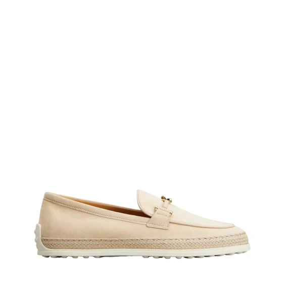 Mocassino pantofola Tod's  in camoscio beige