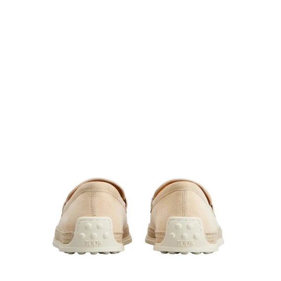 Mocassino pantofola Tod's  in camoscio beige