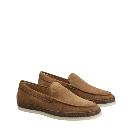 Mocassino slip-on Tod's in camoscio marrone