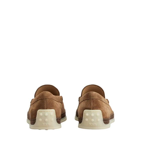 Mocassino slip-on Tod's in camoscio marrone