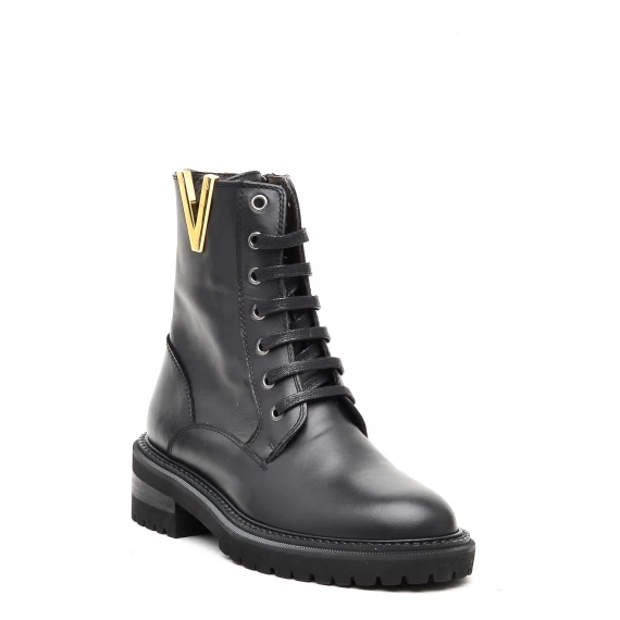 Anfibio Via Roma15 3422 in pelle nero