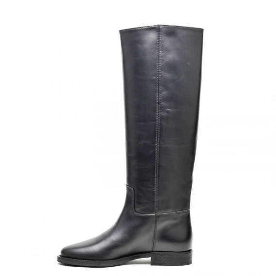 Stivale Via Roma 15 3808 in pelle nero