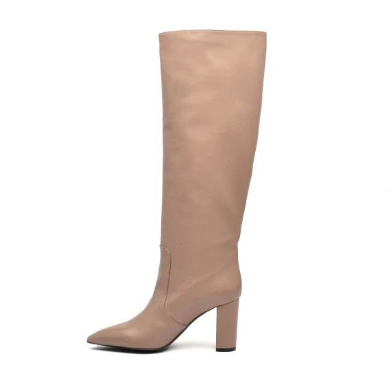Stivale Via Roma 15 4096 in pelle beige
