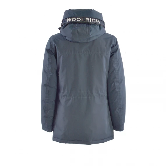 Parka Woolrich 0866 in tessuto Ramar blu