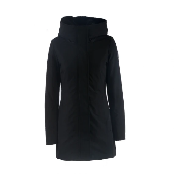 Parka in tessuto Ramar nero
