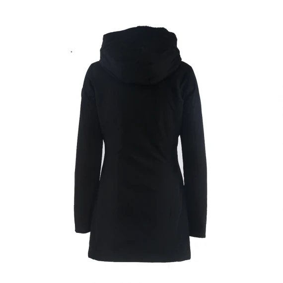 Parka in tessuto Ramar nero